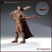 Storm Giant Warrior Sage | 32mm Scale | All Tabletop RPG Compatible | Unpainted Figure