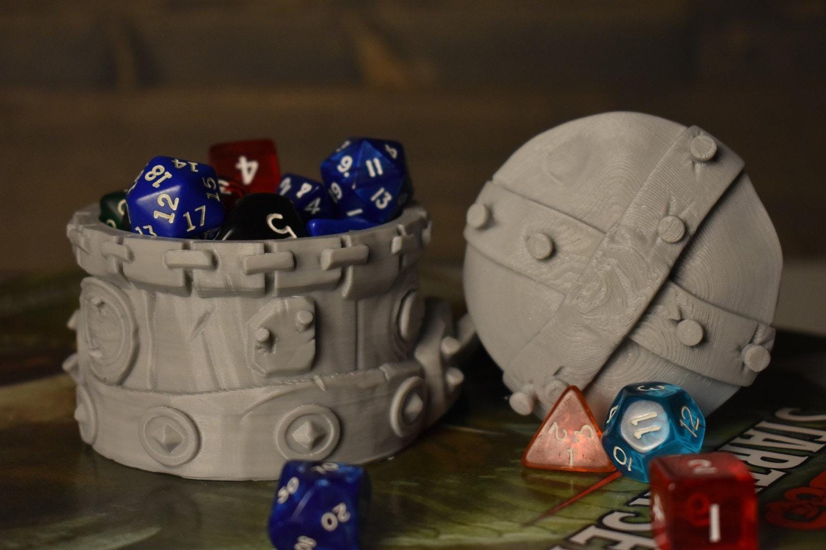 Half Orc Themed Dice Box