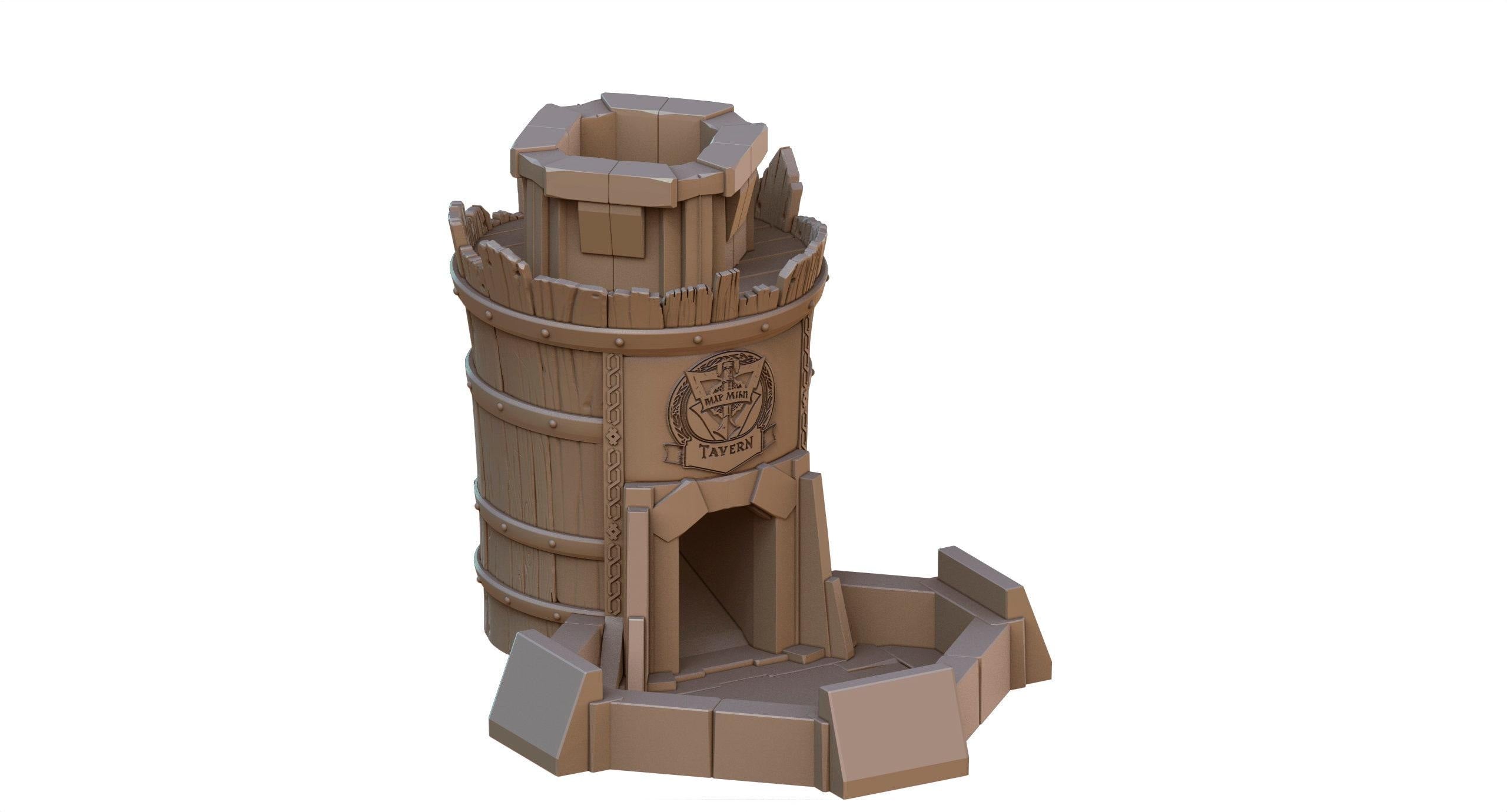 Tavern Dice Tower for all your RPG Needs