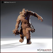 Hill Giant Marauder | 32mm Scale | All Tabletop RPG Compatible | Unpainted Figure