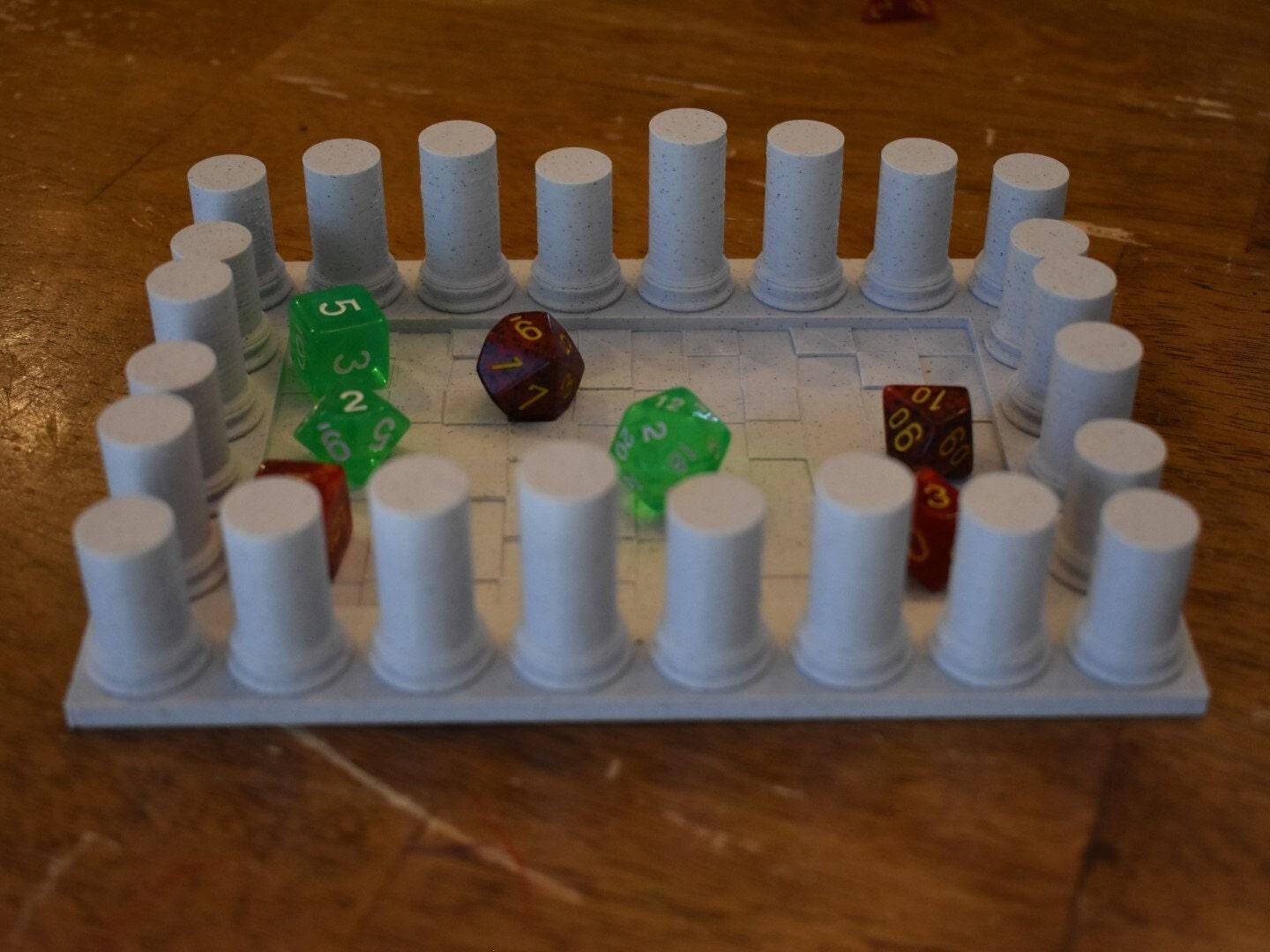 Pyramid Pillar Themed Dice Tray for all your RPG Needs