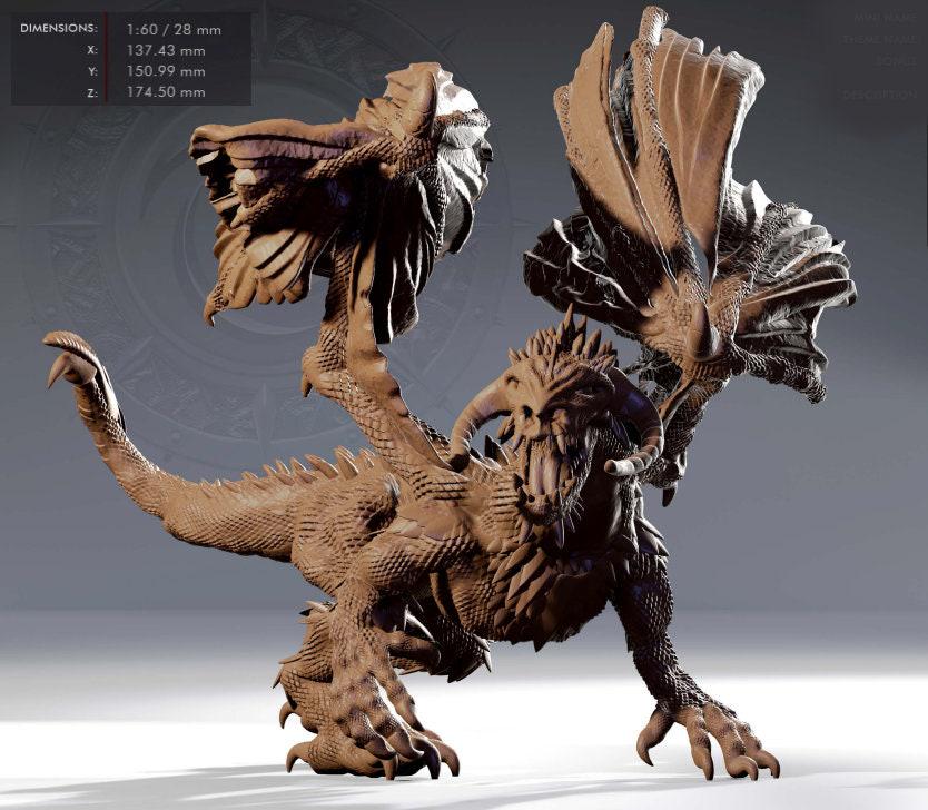 Black Dragon Perfect for RPG Black Dragony Needs