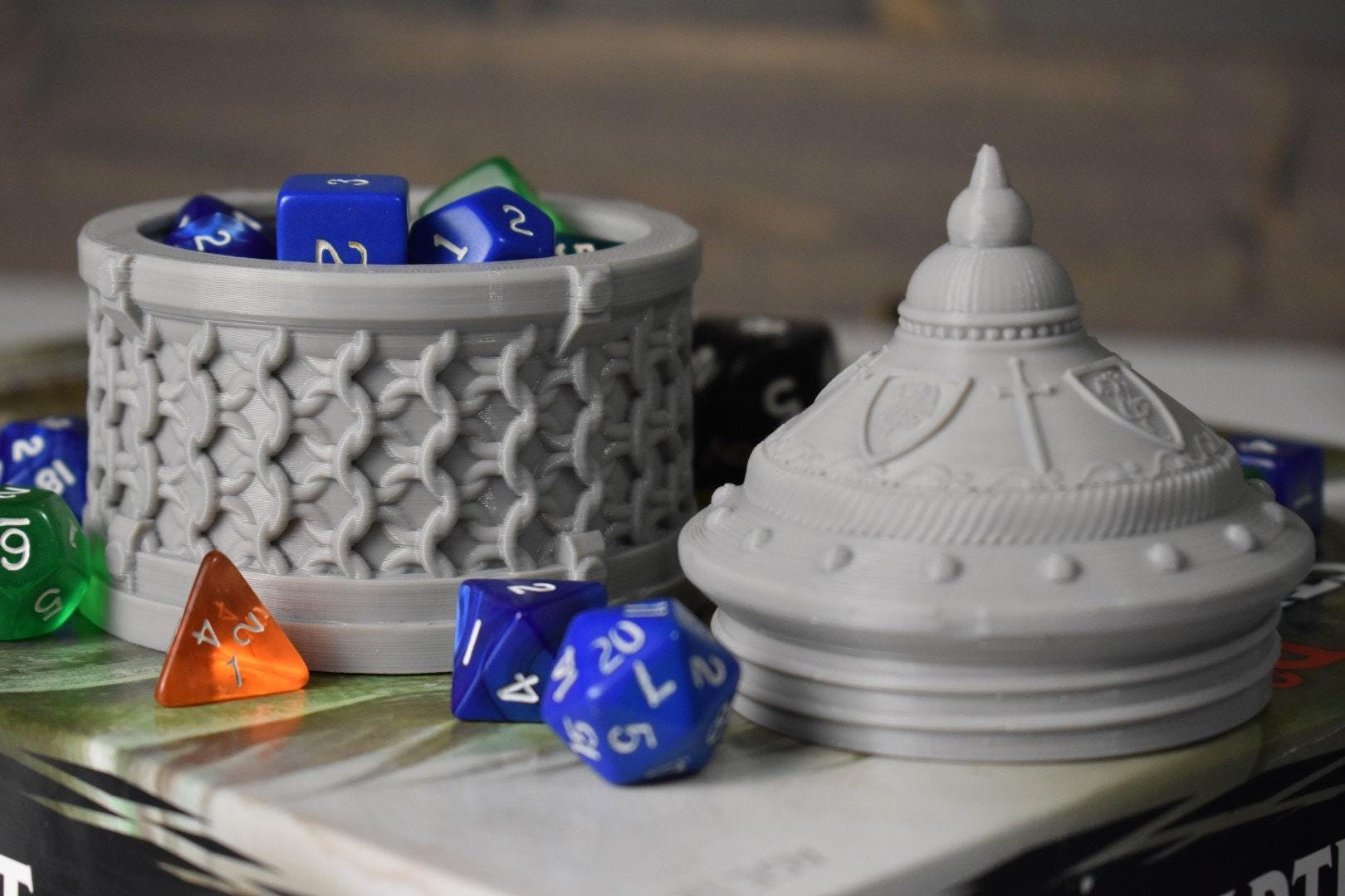 Fighter Themed Dice Box