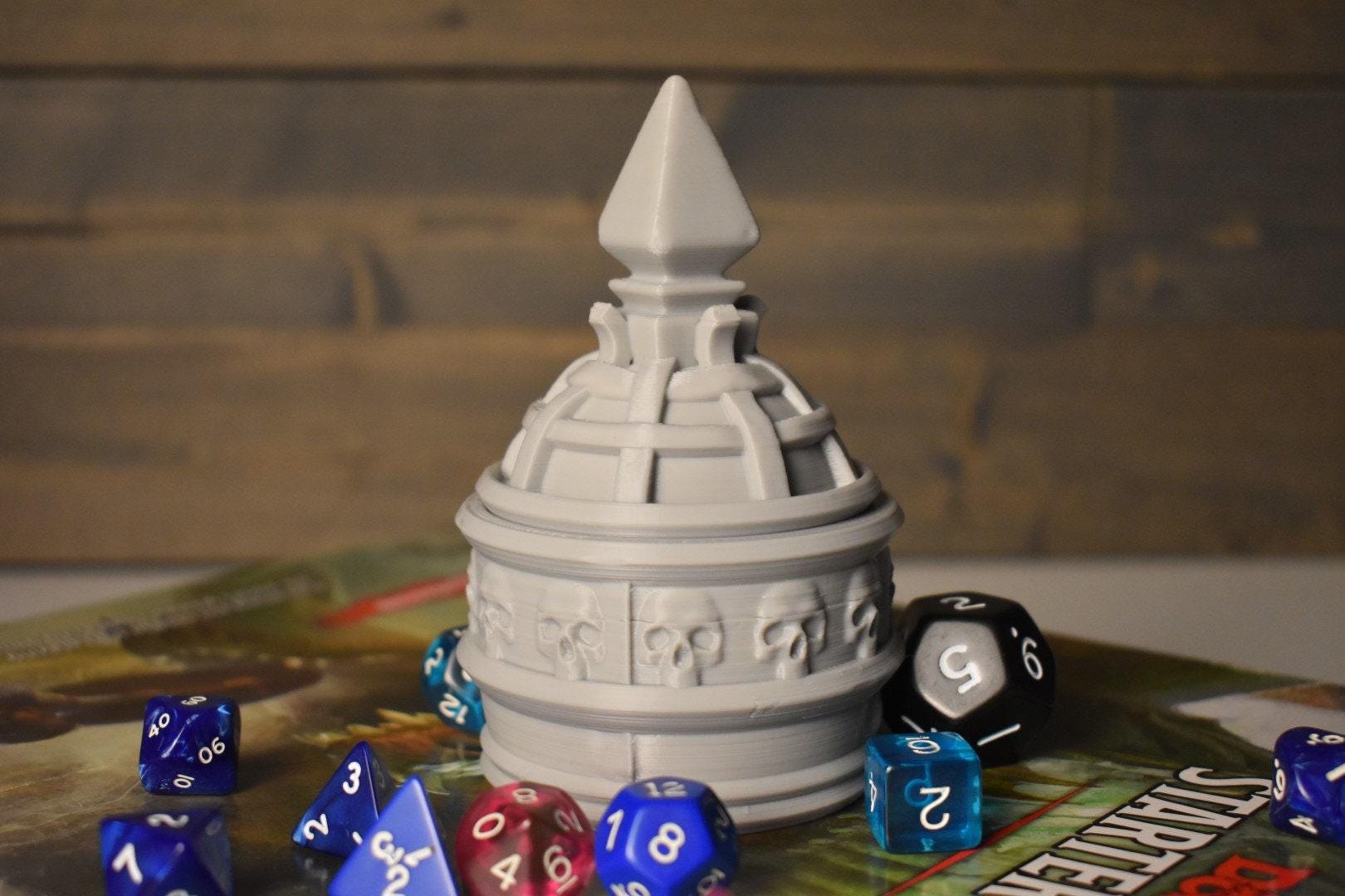 Necromancer Themed Dice Box