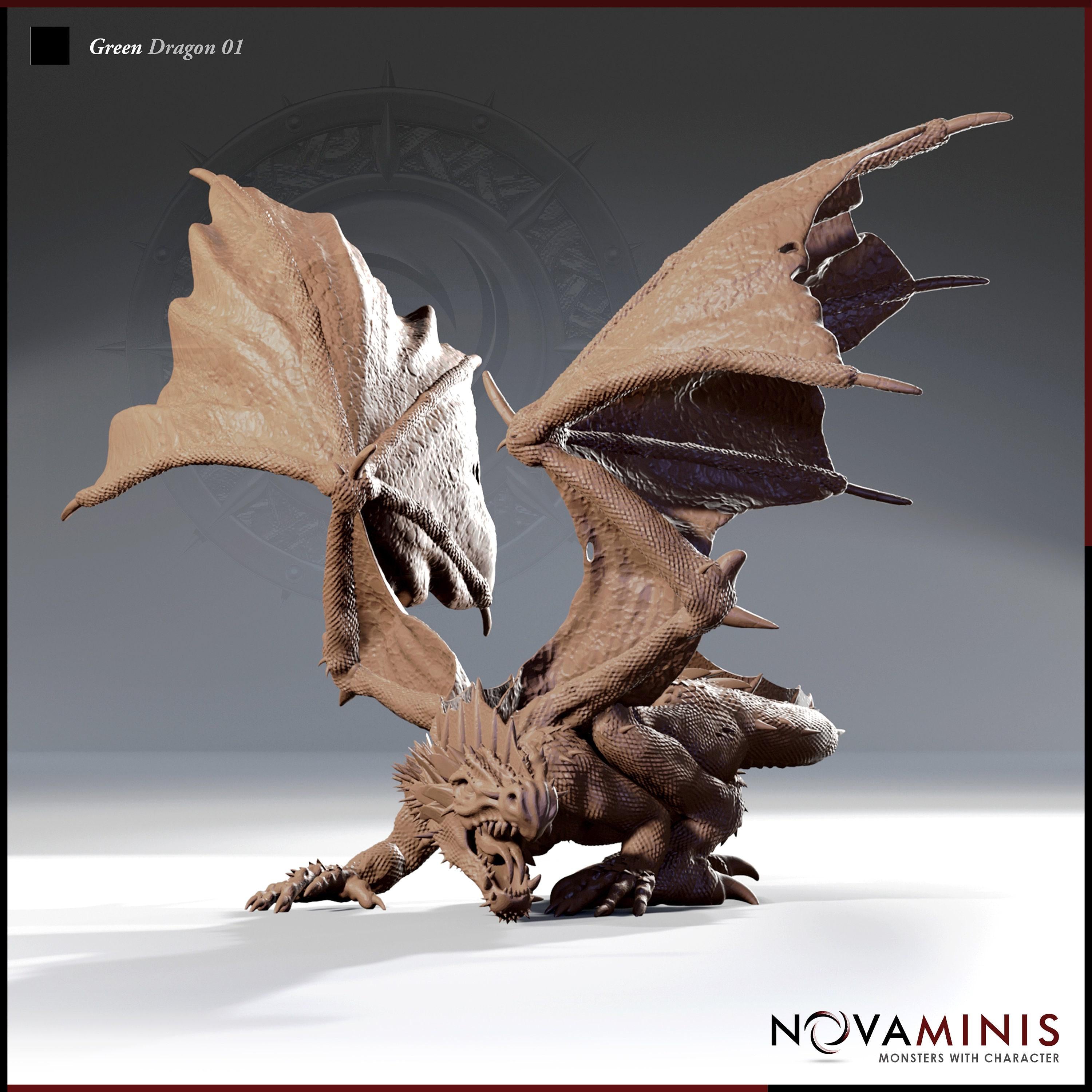 Green Dragon Perfect for RPG Green Dragony Needs