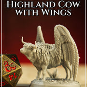 Winged Highland Cow