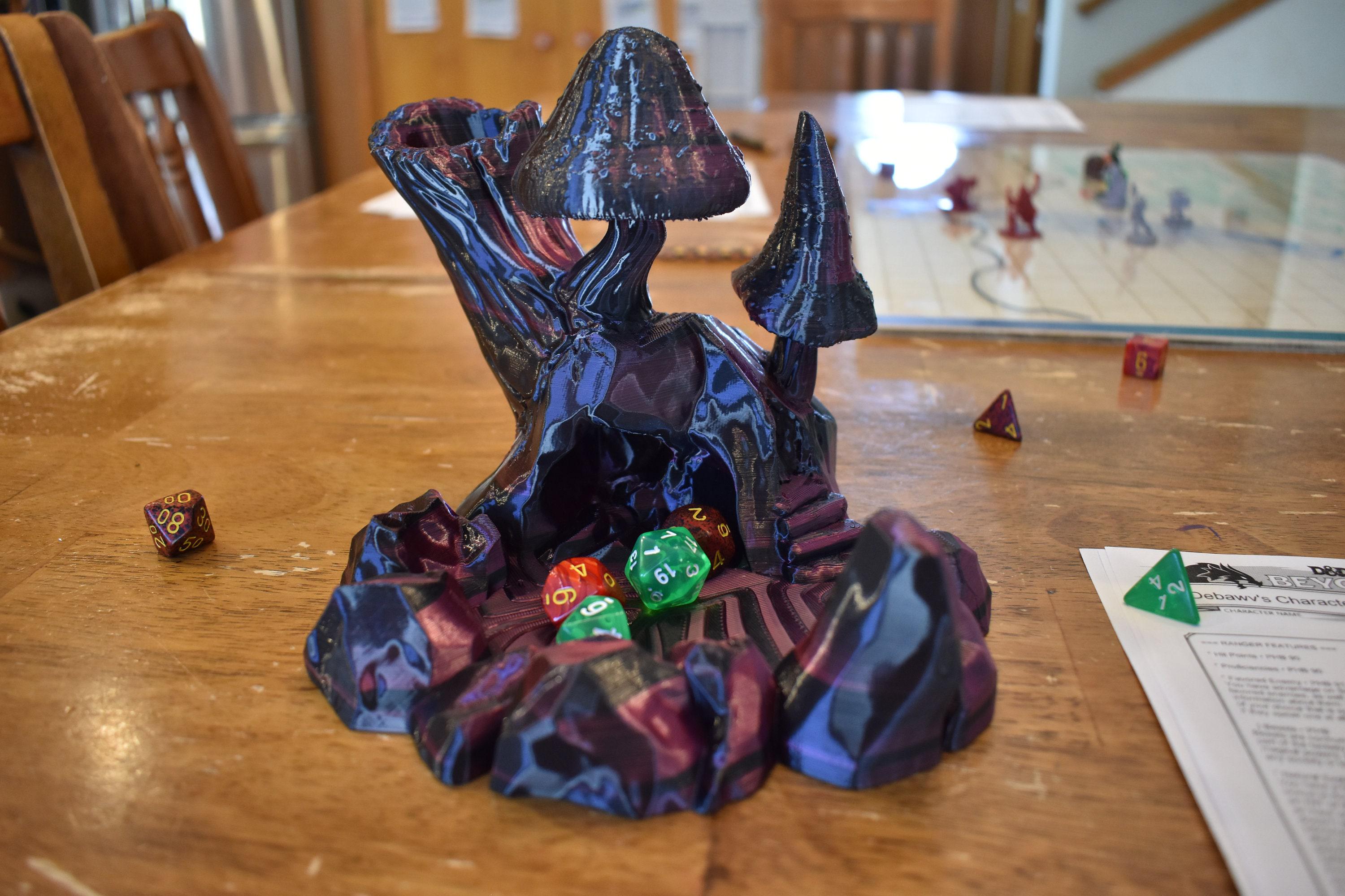 Mushroom Dice Tower for all your RPG Needs