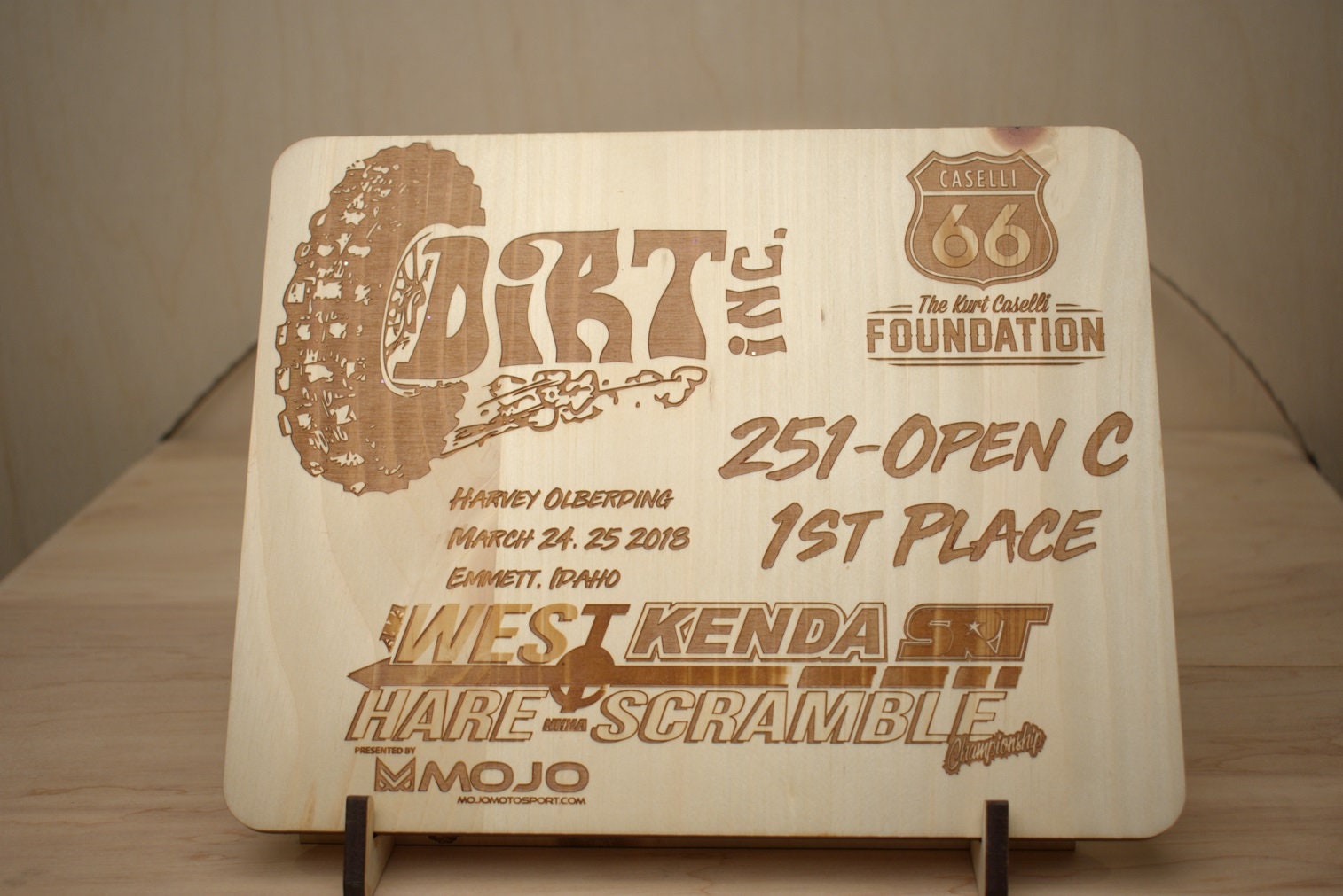 Custom Trophies You Design (Pine or Hardwood)