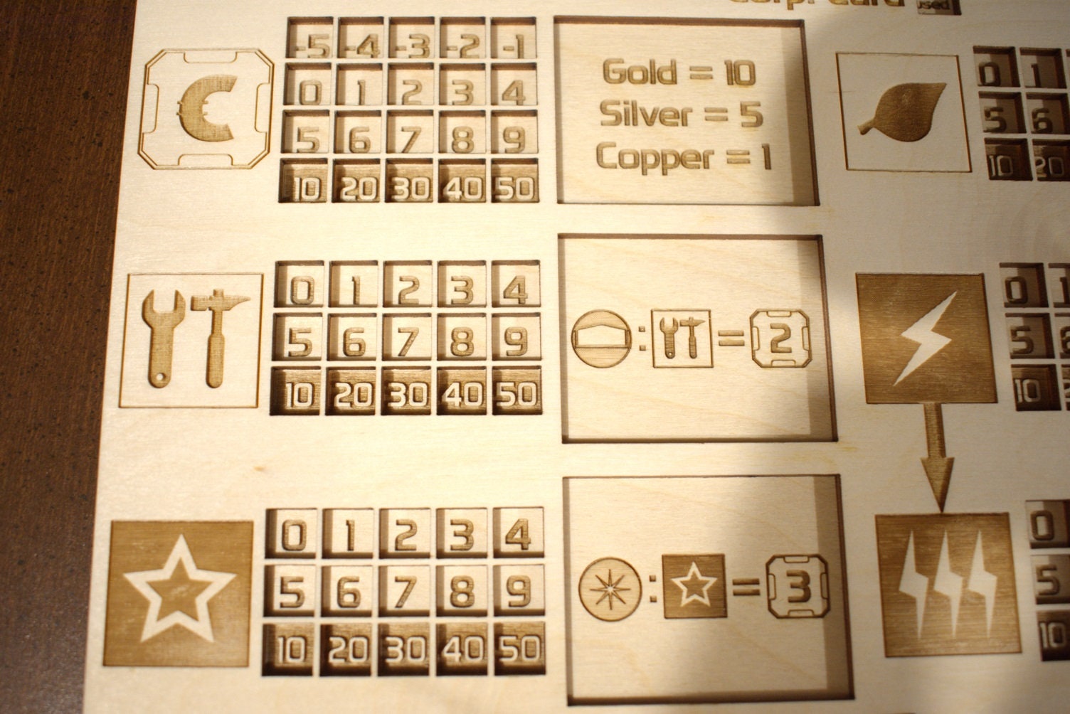 Terraforming Mars Custom Player Board perfect as a gift for a board game geeks