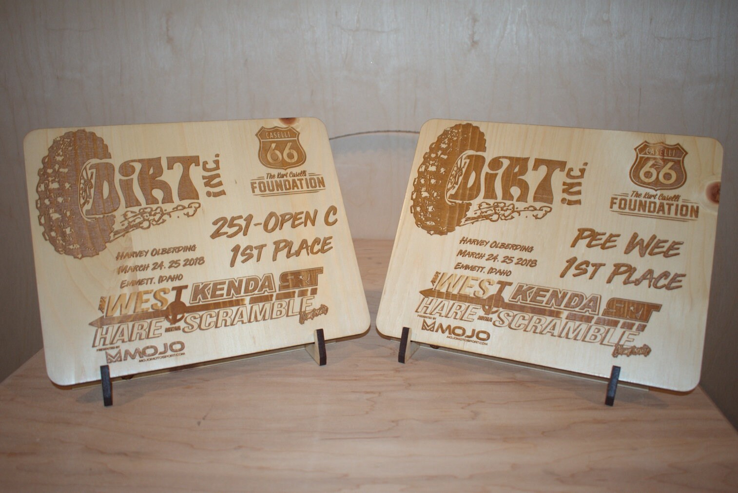 Custom Trophies You Design (Pine or Hardwood)