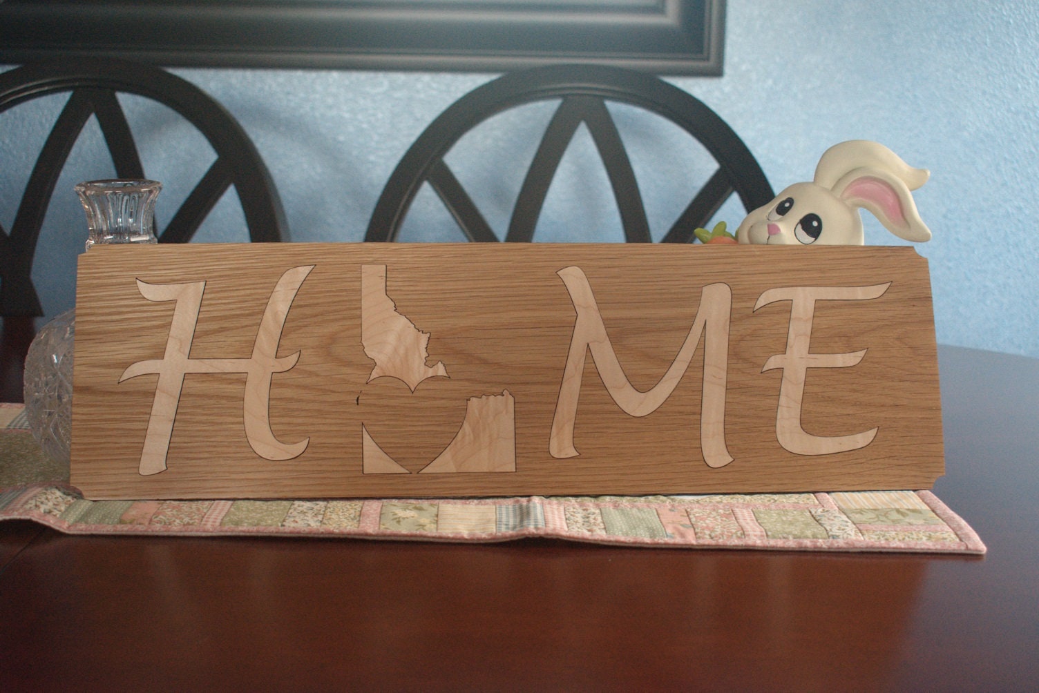 Idaho Home Wall Plaque perfect as a gift for all your family members. Place in Man caves, bars, garages, desks.