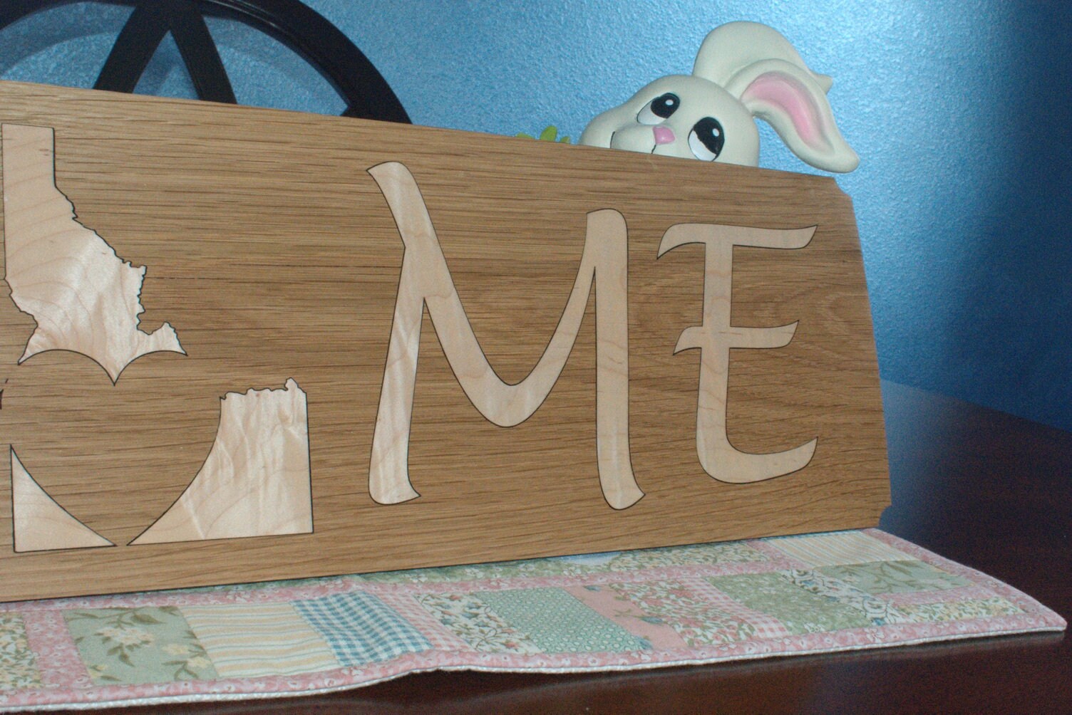 Idaho Home Wall Plaque perfect as a gift for all your family members. Place in Man caves, bars, garages, desks.