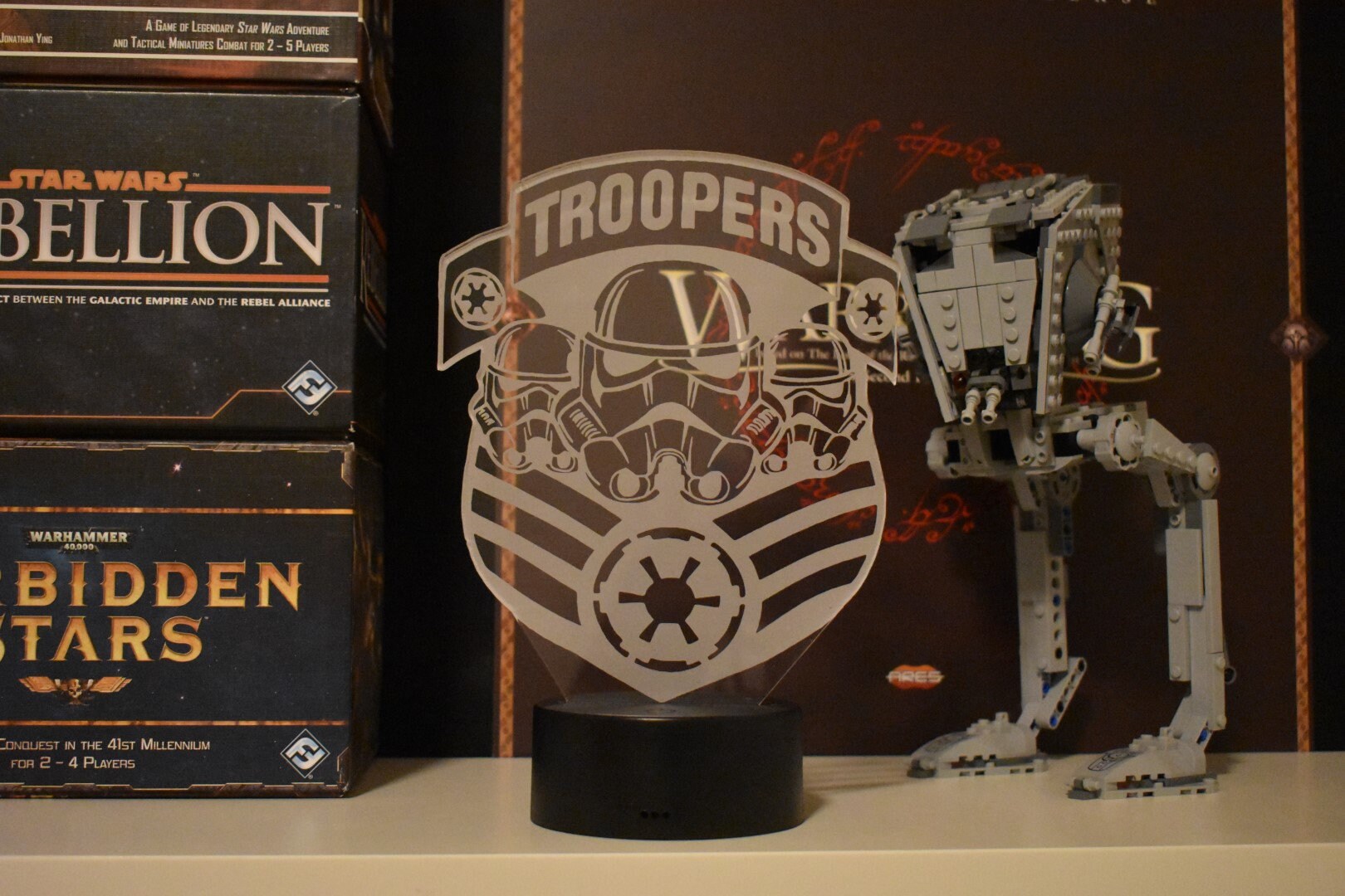 Troopers LED sign perfect as a gift for your trooper. Place in Man caves, bars, garages, desks.