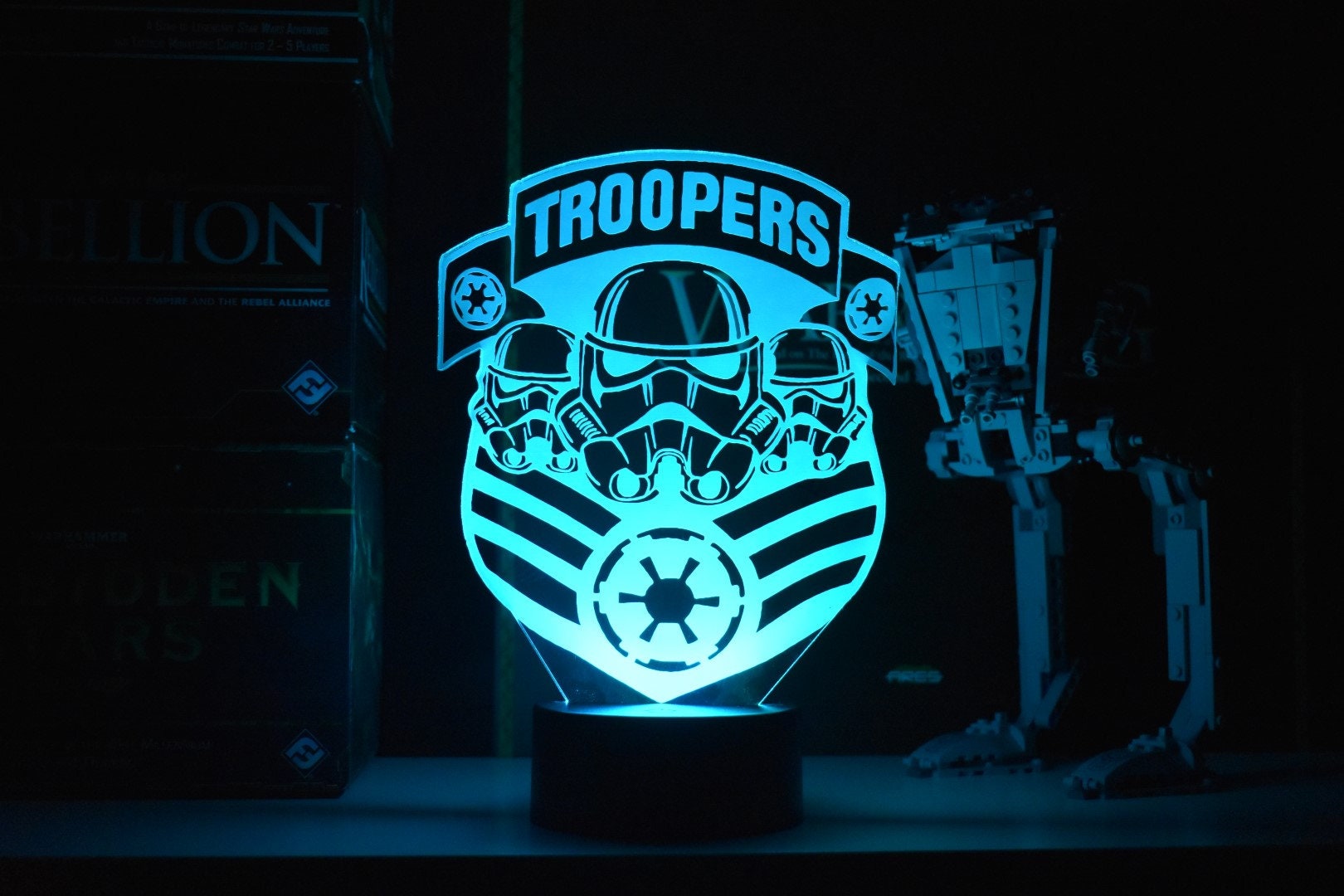 Troopers LED sign perfect as a gift for your trooper. Place in Man caves, bars, garages, desks.