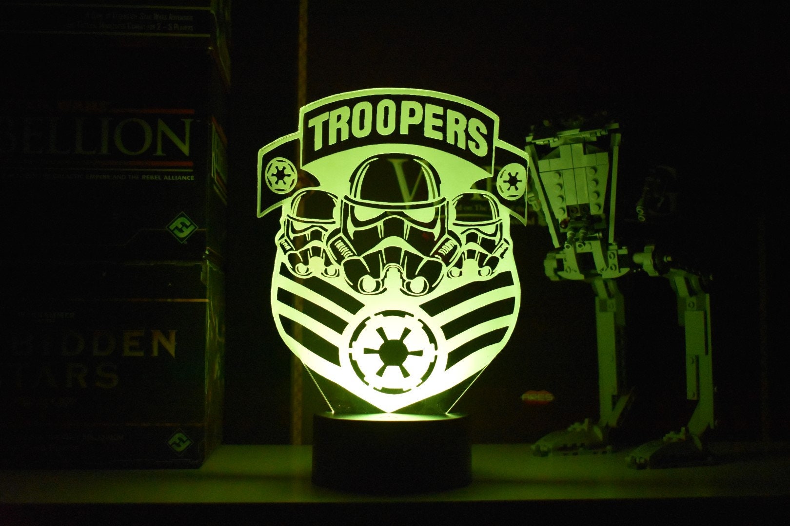 Troopers LED sign perfect as a gift for your trooper. Place in Man caves, bars, garages, desks.