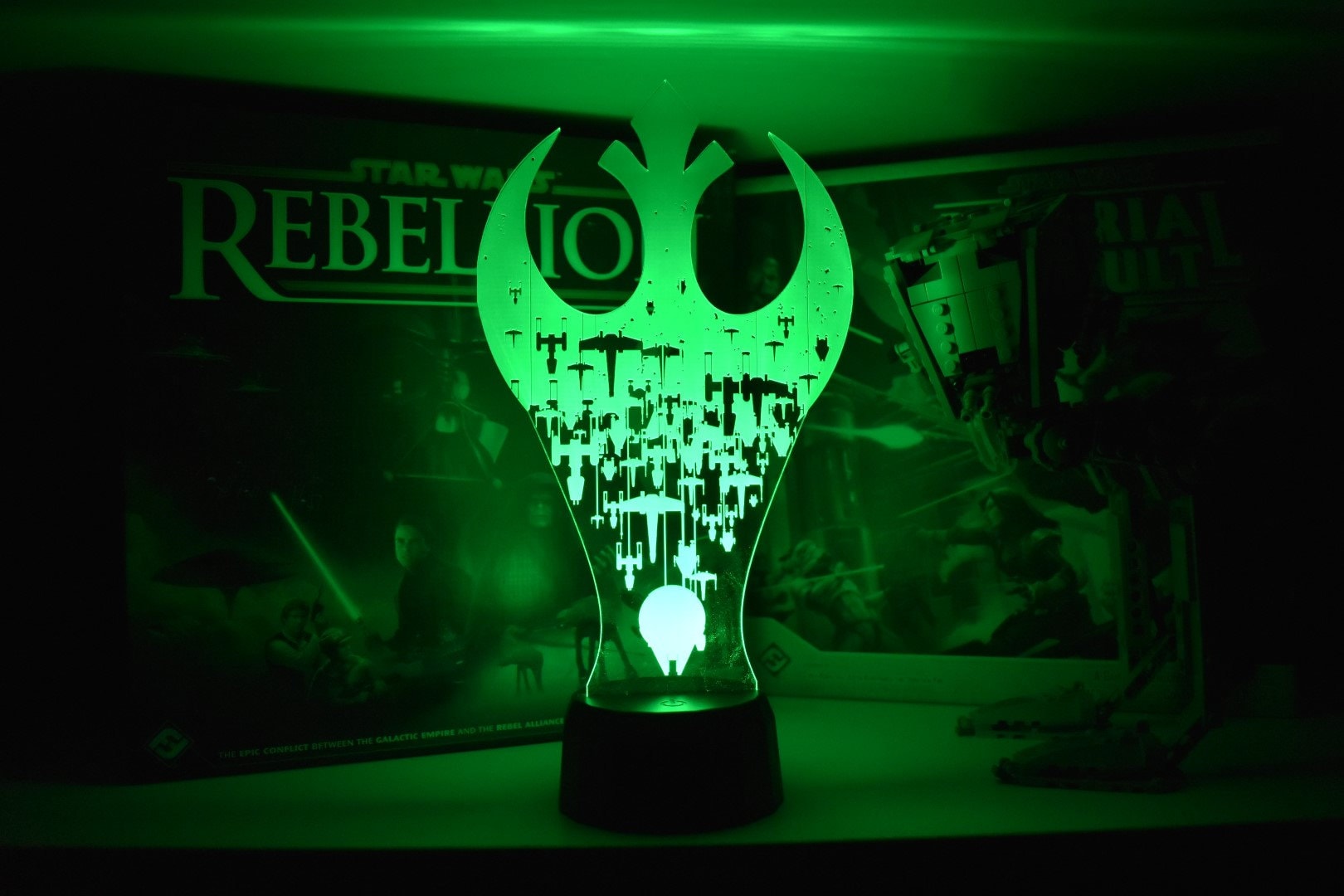 Rebel Ships LED sign perfect as a gift for you or your febel. Place in Man caves, bars, garages, desks.
