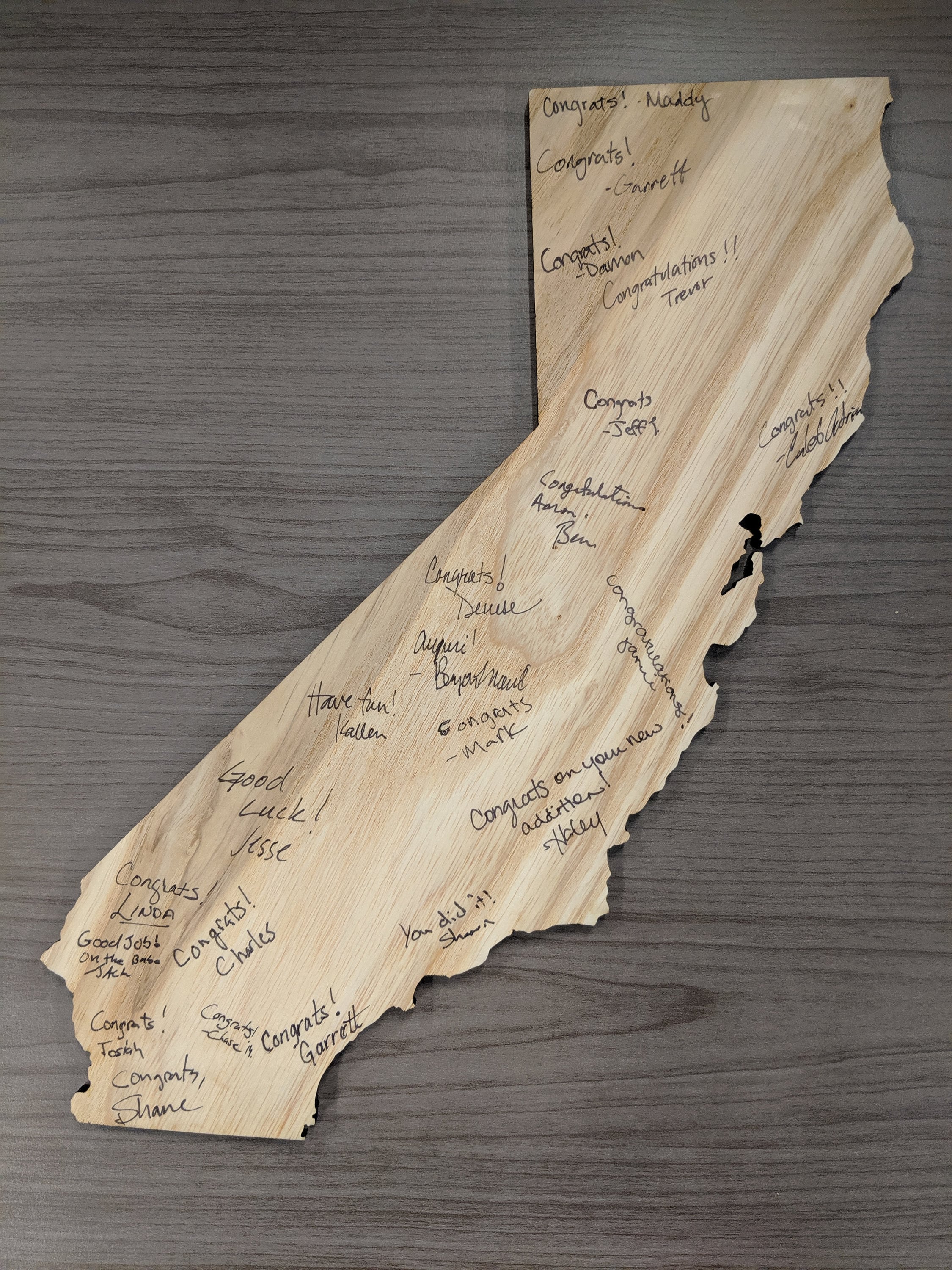 Custom Gift - Engraved State Plaque (Any state)