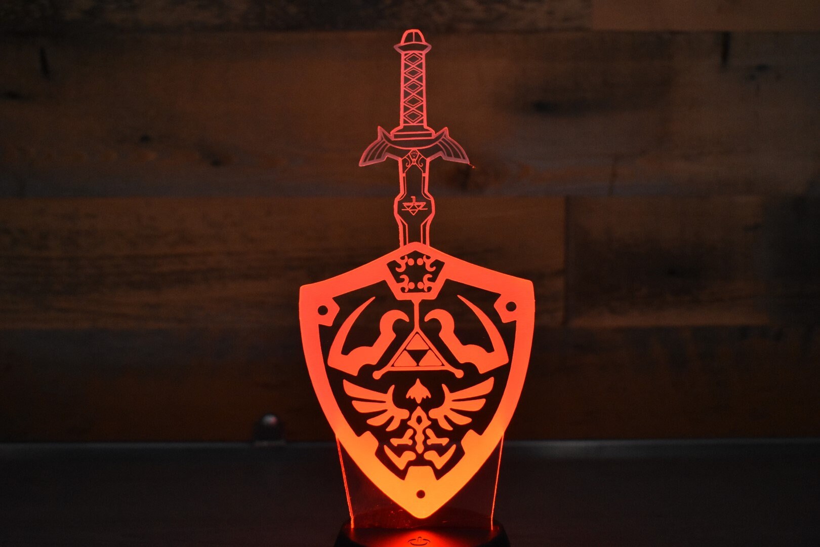 Zelda Master Sword and Shield LED sign perfect as a gift for a Zelda fans. Place in Man caves, bars, garages, desks, office.