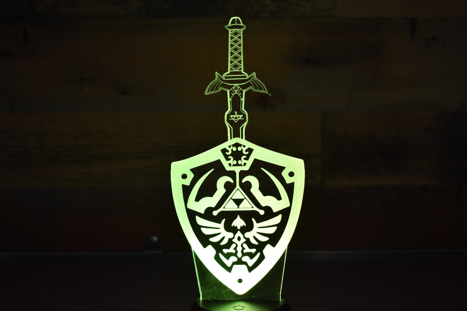 Zelda Master Sword and Shield LED sign perfect as a gift for a Zelda fans. Place in Man caves, bars, garages, desks, office.