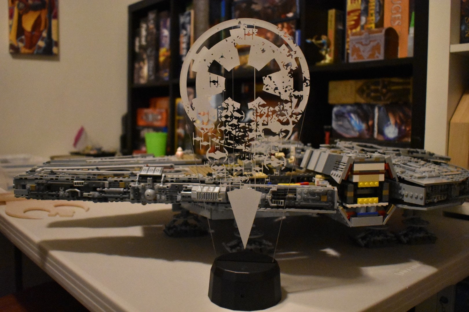 Star Wars Inspired Imperial Ships LED sign perfect as a gift for a Star Wars geeks. Place in Man caves, bars, garages, desks, bed room.