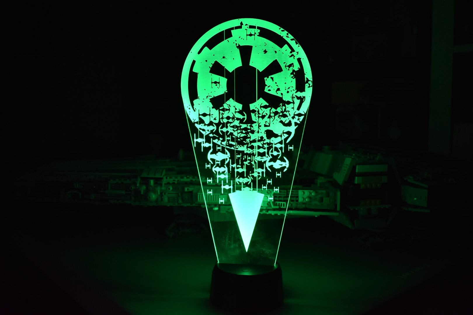 Star Wars Inspired Imperial Ships LED sign perfect as a gift for a Star Wars geeks. Place in Man caves, bars, garages, desks, bed room.