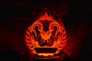 Personalized Predator Rank Insignia LED sign perfect as a gift for your Legend. Place in Man caves, bars, garages, desks.