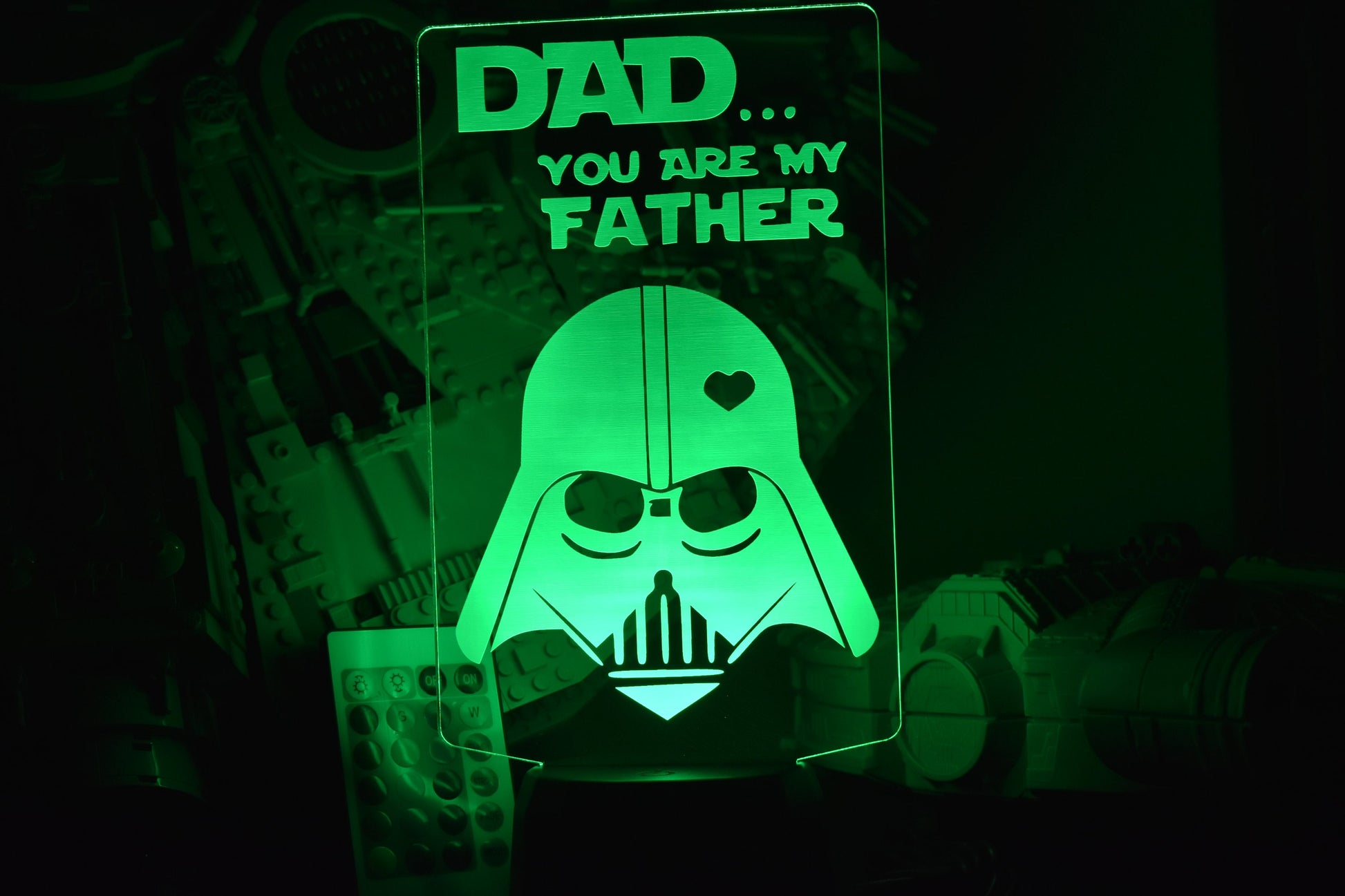 Dad.. You are my fater LED Lamp Inspired by Star Wars w/ 16 colors and 5 settings