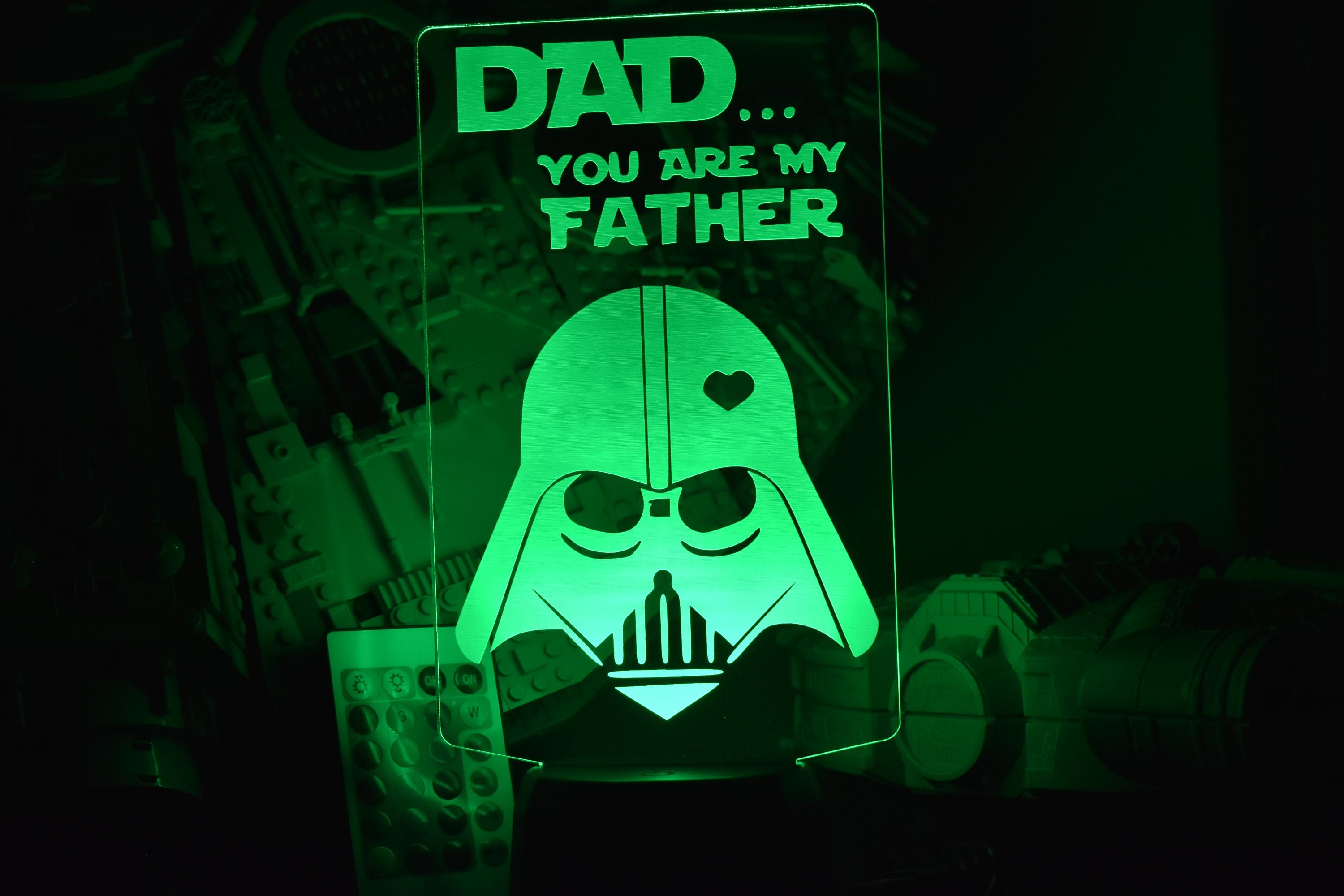 Dad.. You are my fater LED Lamp Inspired by Star Wars w/ 16 colors and 5 settings