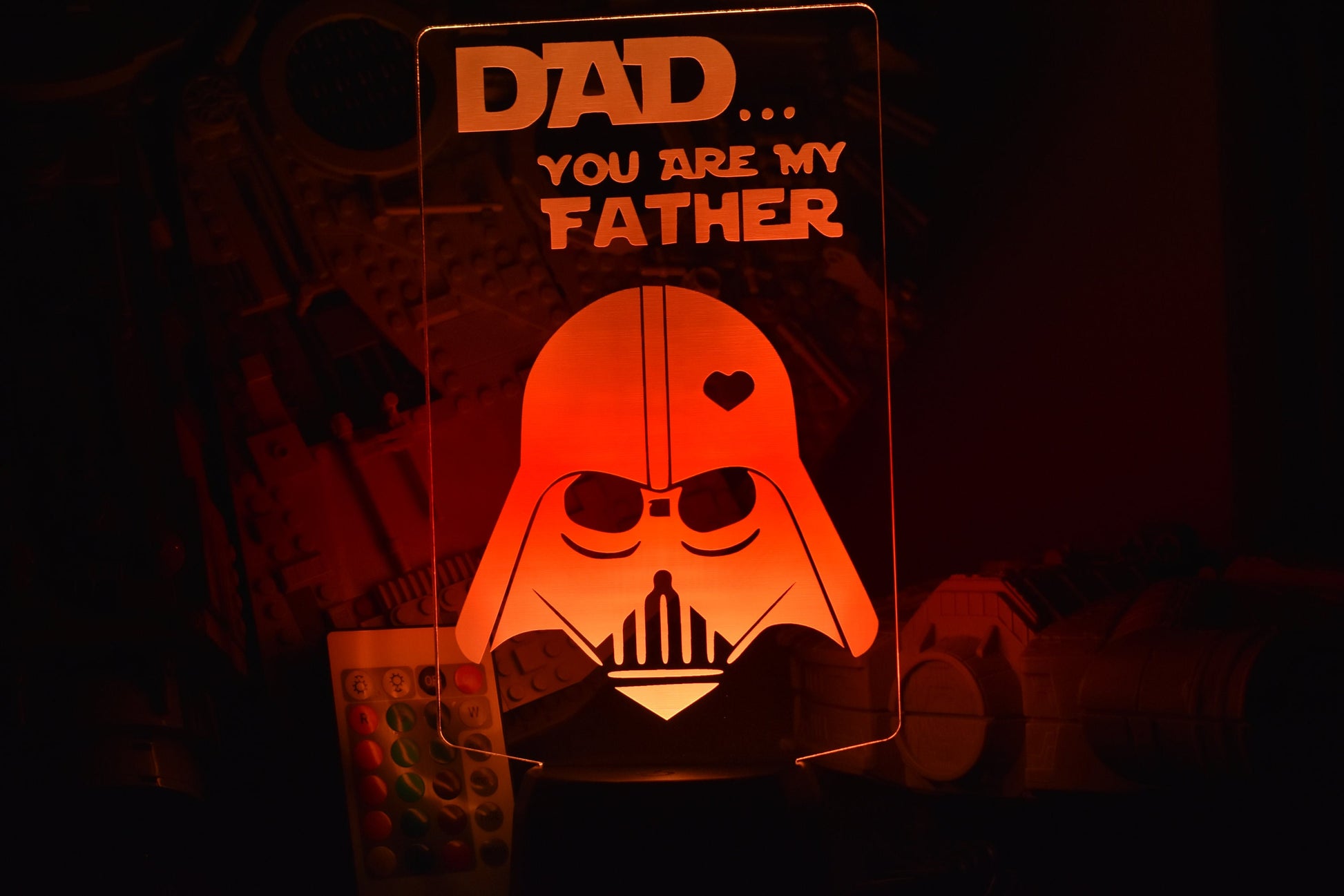 Dad.. You are my fater LED Lamp Inspired by Star Wars w/ 16 colors and 5 settings
