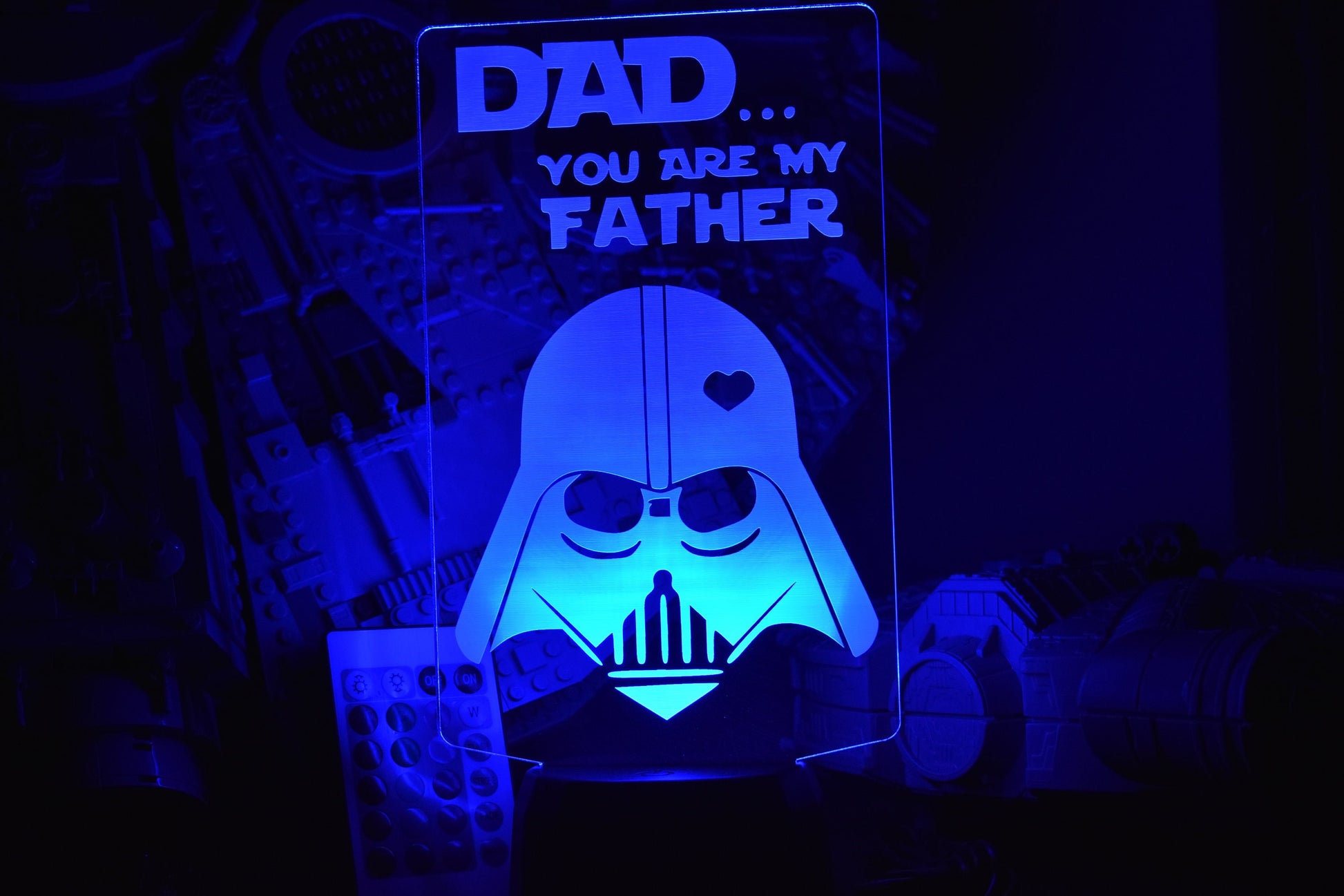 Dad.. You are my fater LED Lamp Inspired by Star Wars w/ 16 colors and 5 settings