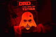 Dad.. You are my fater LED Lamp Inspired by Star Wars w/ 16 colors and 5 settings