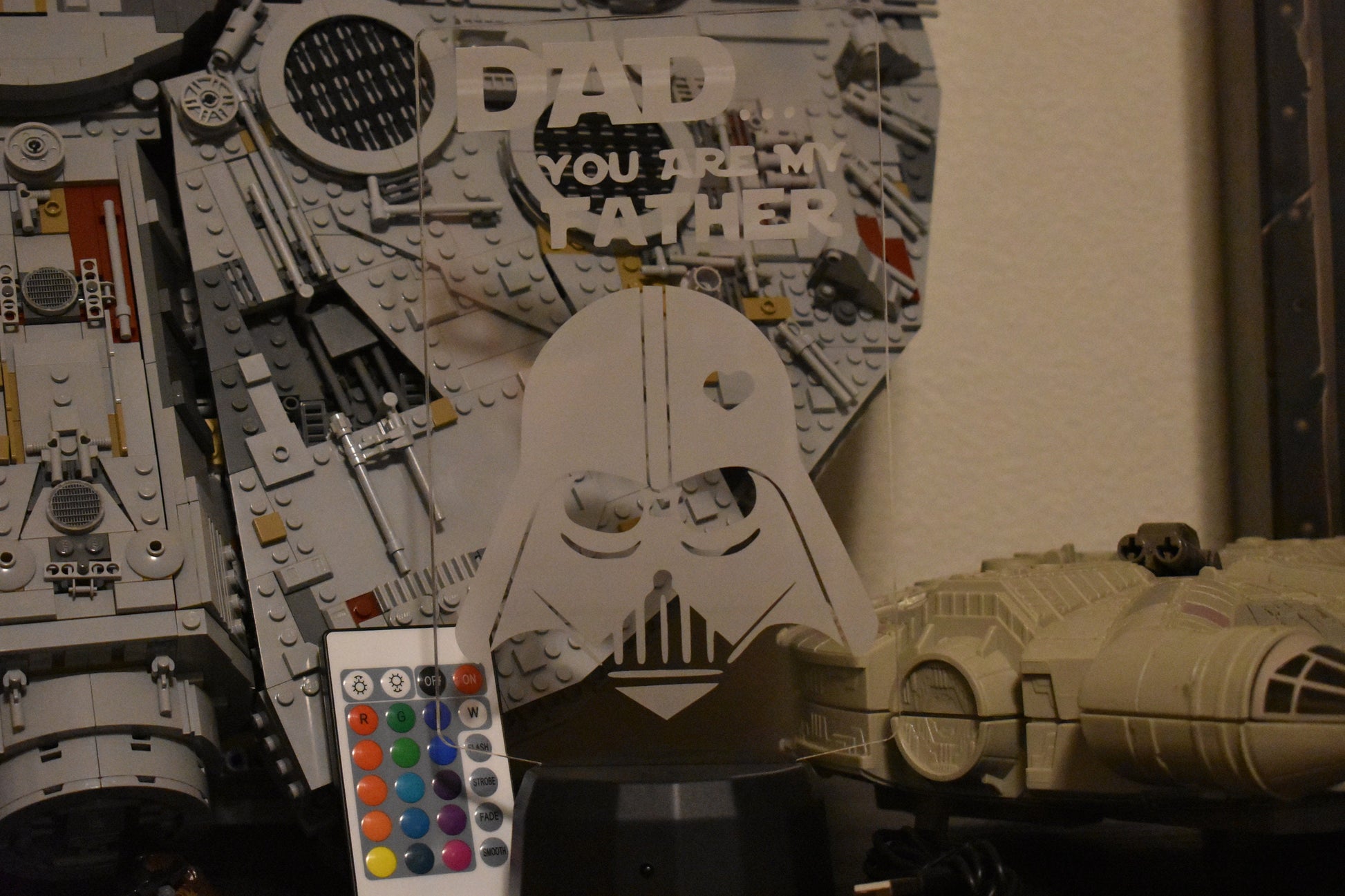 Dad.. You are my fater LED Lamp Inspired by Star Wars w/ 16 colors and 5 settings