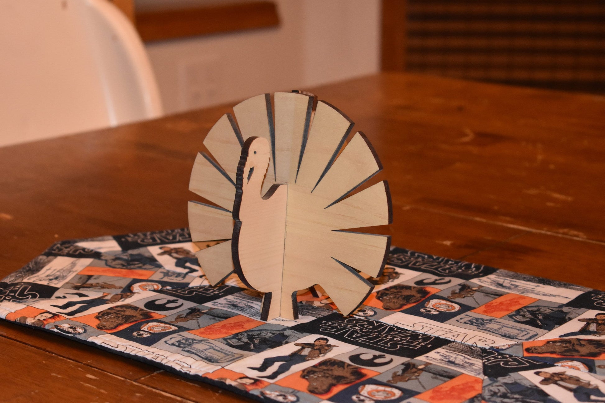 Thanksgiving Center Piece Placemat Turkey perfect as a gift.