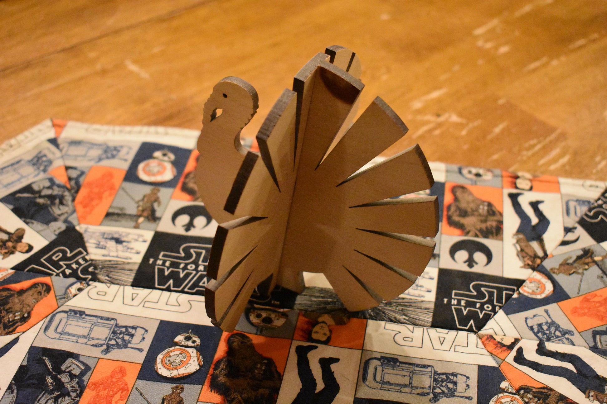 Thanksgiving Center Piece Placemat Turkey perfect as a gift.