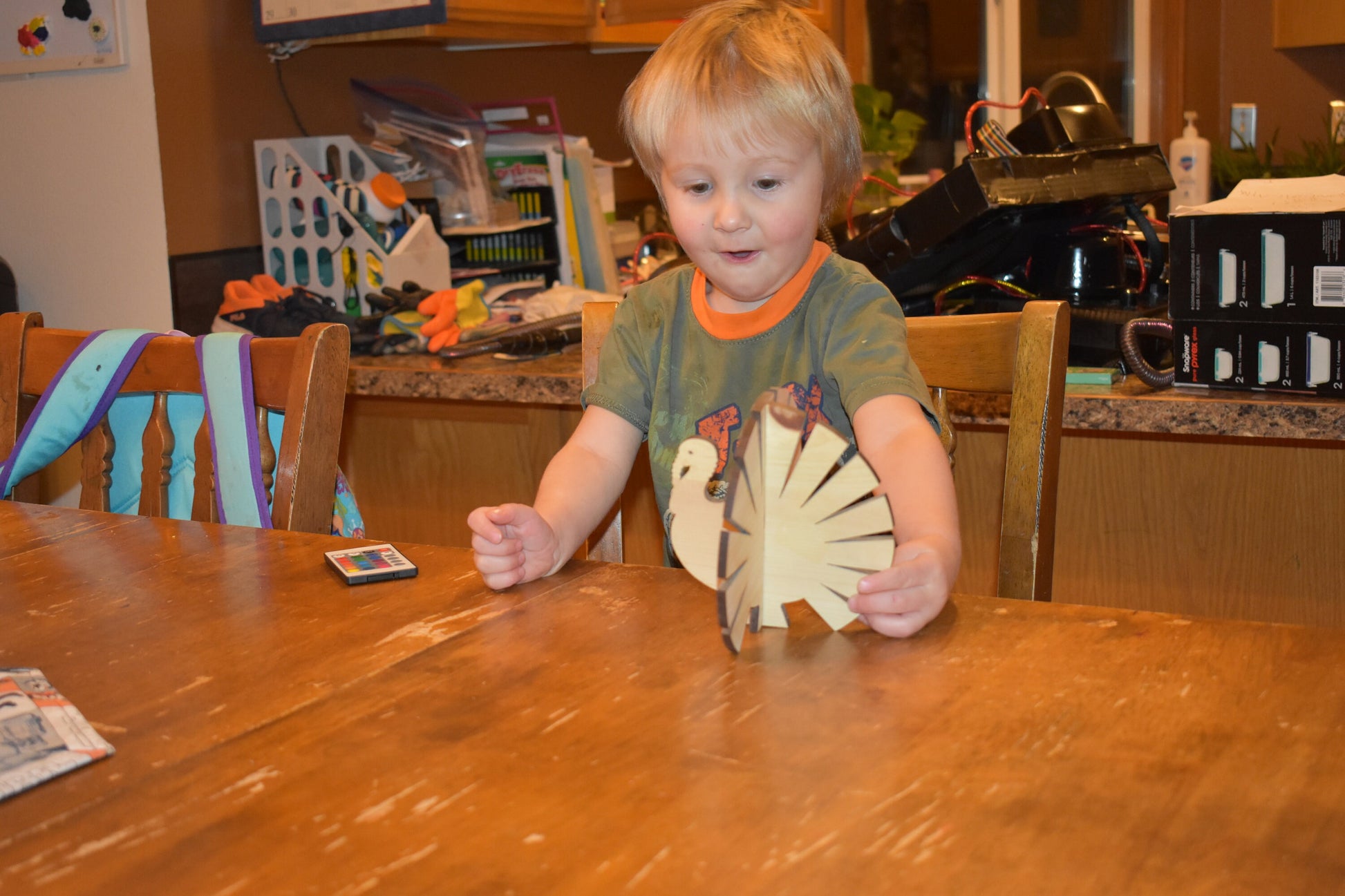 Thanksgiving Center Piece Placemat Turkey perfect as a gift.