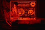Darth Vader Character Plans LED sign perfect as a gift for a Star Wars geeks. Place in Man caves, bars, garages, desks, bed room.