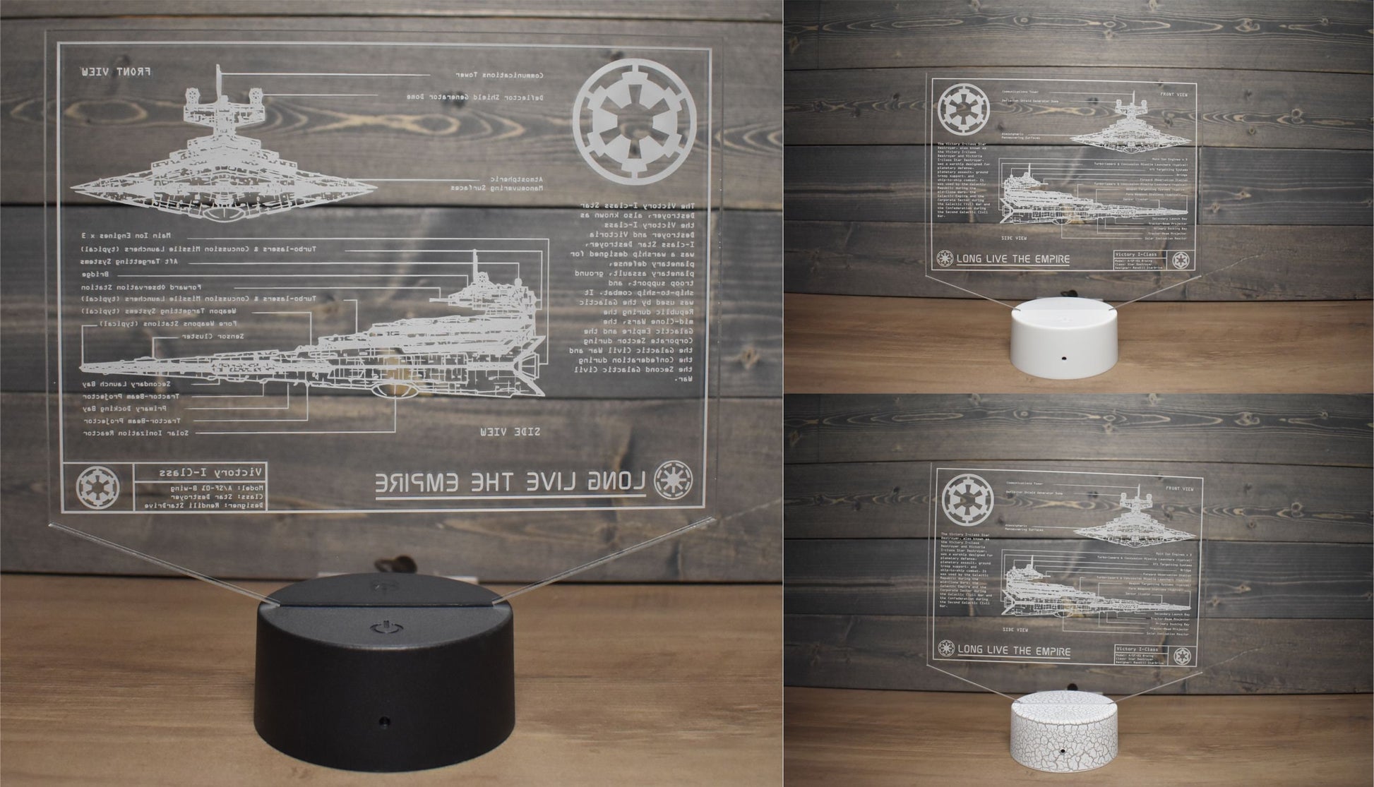 Destroyer Plans LED sign perfect as a gift for a sci-fi geeks. Place in Man caves, bars, garages, desks. 16 Colors