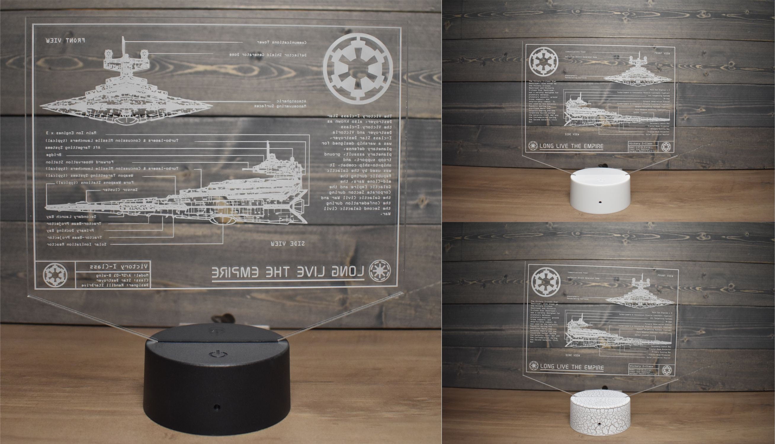 Destroyer Plans LED sign perfect as a gift for a sci-fi geeks. Place in Man caves, bars, garages, desks. 16 Colors