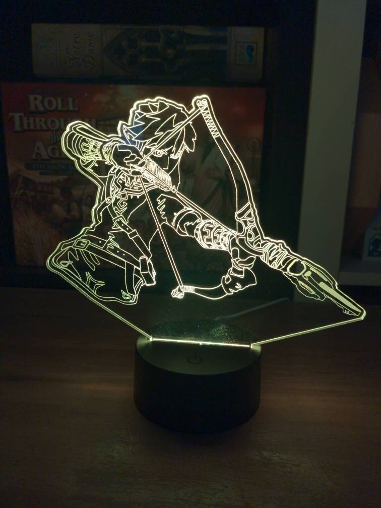 Breath of the Wild LED sign perfect as a gift for a Zelda fans. Place in Man caves, bars, garages, desks, office.