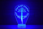 Shards or Narsil and the White Tree perfect as a gift for a Lord of the Rings enthusiasts. Place in Man caves, bars, garages, desks, room