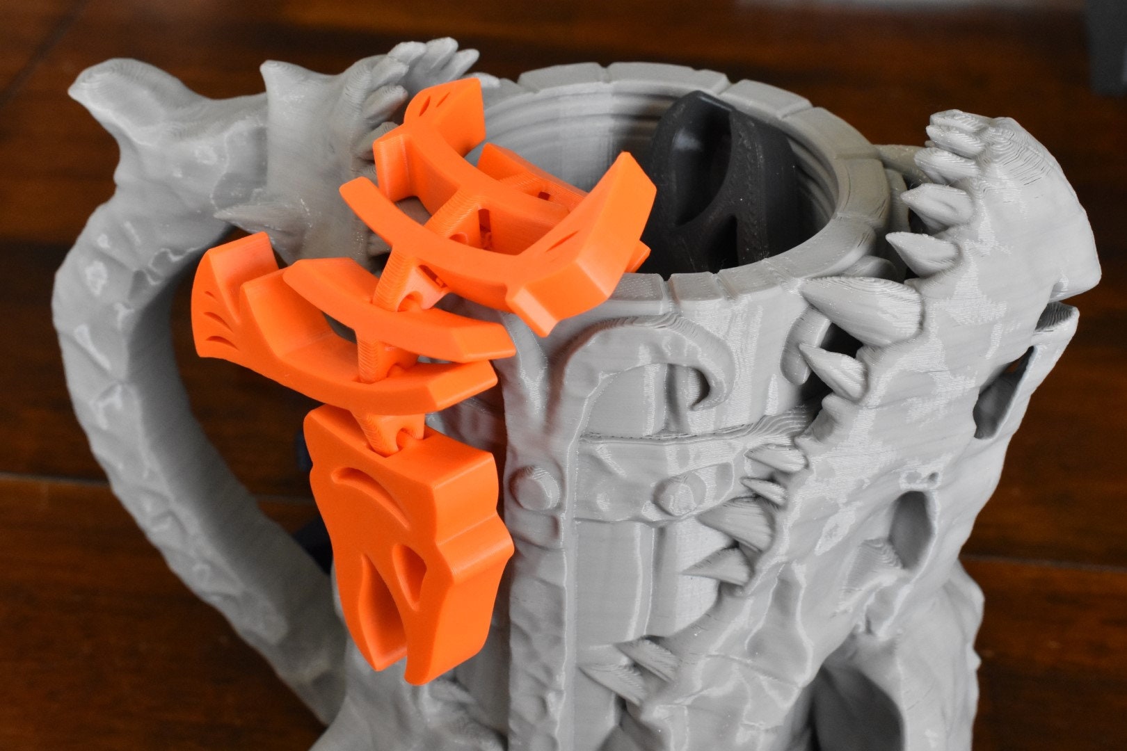 Articulated/Flexible Angry Fish Skeleton, Fun Toy for Kids and Adults and EVERYBODY!!