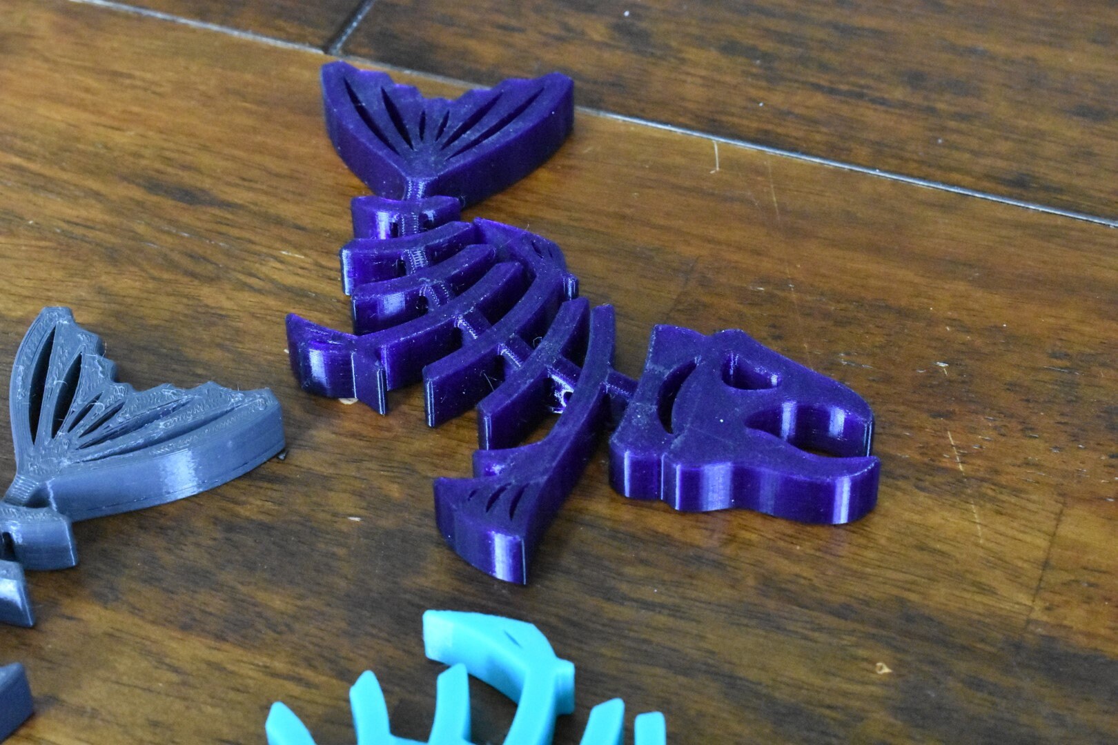 Articulated/Flexible Angry Fish Skeleton, Fun Toy for Kids and Adults and EVERYBODY!!